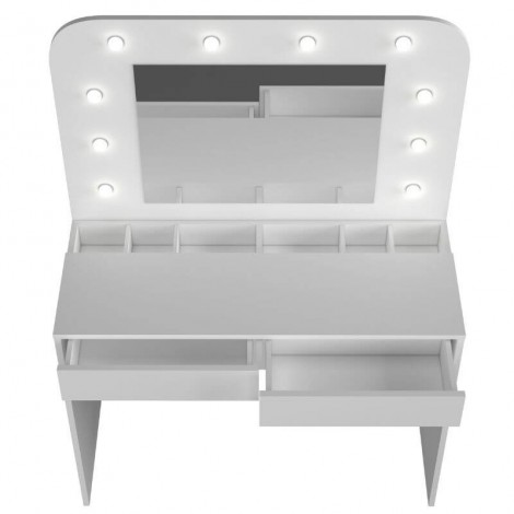 Tocador Hollywood con Espejo y Leds Mobelcenter