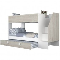 Litera Con Cama Nido Easy Blanco y Cascina Mobelcenter