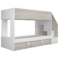 Litera Con Cama Nido Easy Blanco y Cascina Mobelcenter