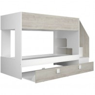 Litera Con Cama Nido Easy Blanco y Cascina Mobelcenter