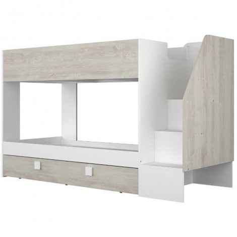 Litera Con Cama Nido Easy Blanco y Cascina Mobelcenter
