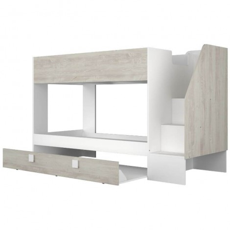 Litera Con Cama Nido Easy Blanco y Cascina Mobelcenter