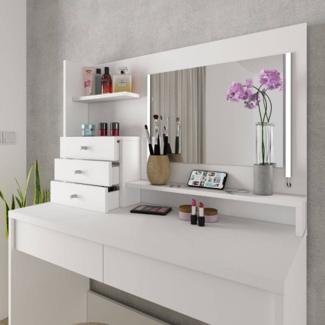 Tocador Wish con Espejo y Leds Mobelcenter