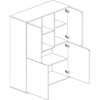 Mueble Aparador Columna Cosmit Mobelcenter
