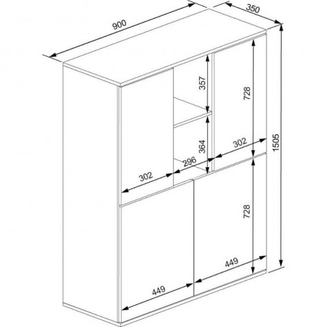 Mueble Aparador Columna Cosmit Mobelcenter