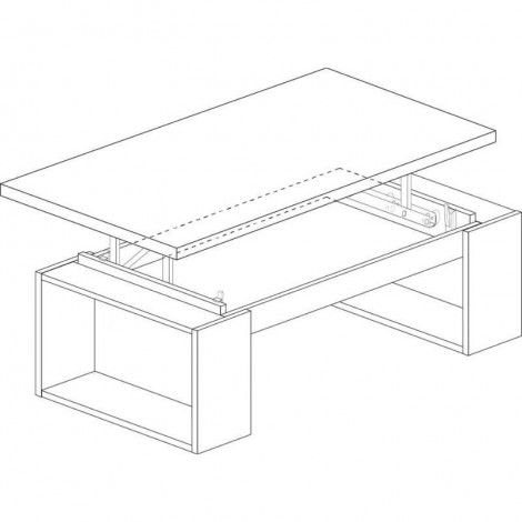 Mesa de Centro Elevable Cosmit Mobelcenter