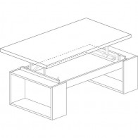 Mesa de Centro Elevable Cosmit Mobelcenter