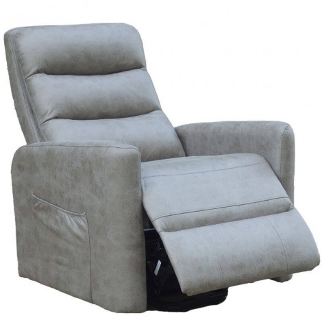 Sillón Relax Power Lift Cancún Cemento Mobelcenter