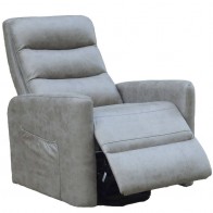 Sillón Relax Power Lift Cancún Cemento Mobelcenter