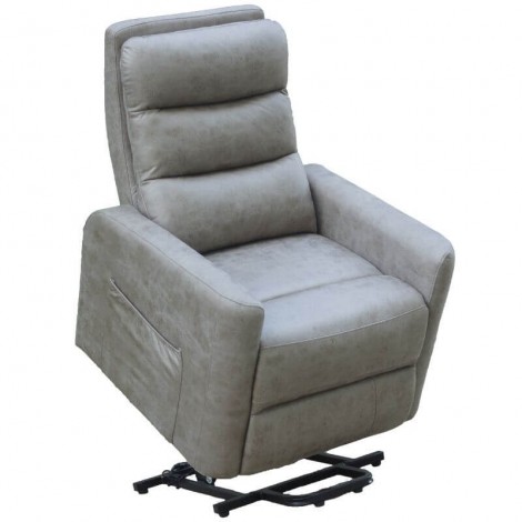 Sillón Relax Power Lift Cancún Cemento Mobelcenter