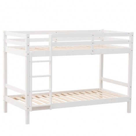 Litera de Madera de Pino Olivia Blanca Mobelcenter