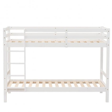 Litera de Madera de Pino Olivia Blanca Mobelcenter