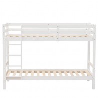 Litera de Madera de Pino Olivia Blanca Mobelcenter