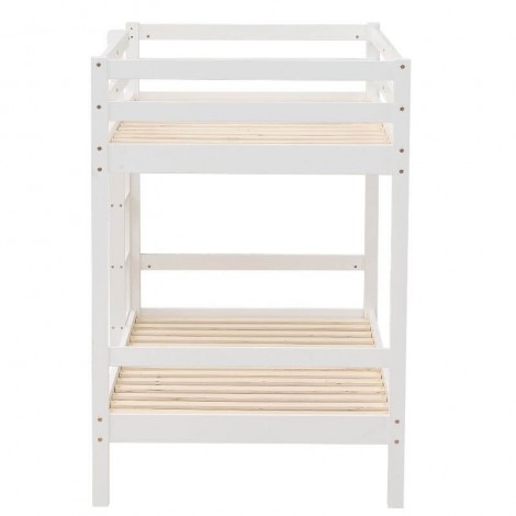 Litera de Madera de Pino Olivia Blanca Mobelcenter