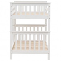 Litera de Madera de Pino Reversible Camila Blanca Mobelcenter