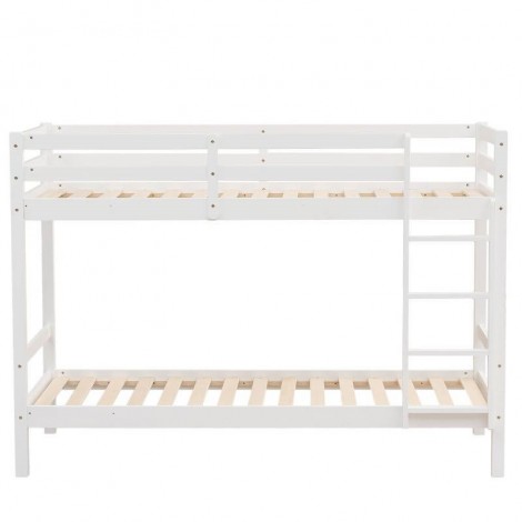 Litera de Madera de Pino Olivia Blanca Mobelcenter
