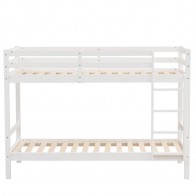Litera de Madera de Pino Olivia Blanca Mobelcenter