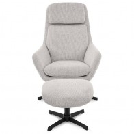 Sillón Giratorio 360º Con Reposapies Capri Mobelcenter