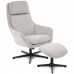 Sillón Giratorio 360º Con Reposapies Capri Mobelcenter