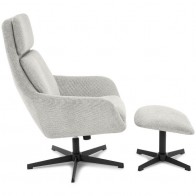 Sillón Giratorio 360º Con Reposapies Capri Mobelcenter