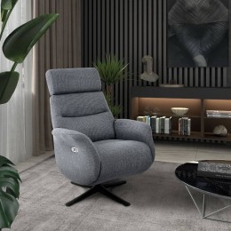 Sillón Relax Eléctrico Giratorio 360º Modena Marengo