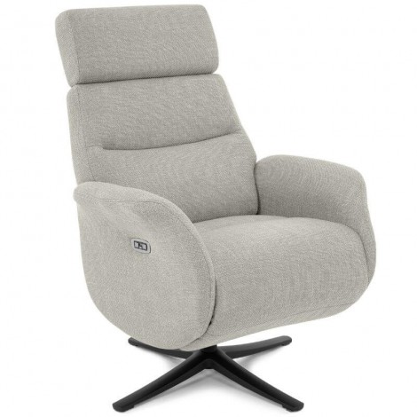 Sillón Relax Eléctrico Giratorio 360º Modena Beige