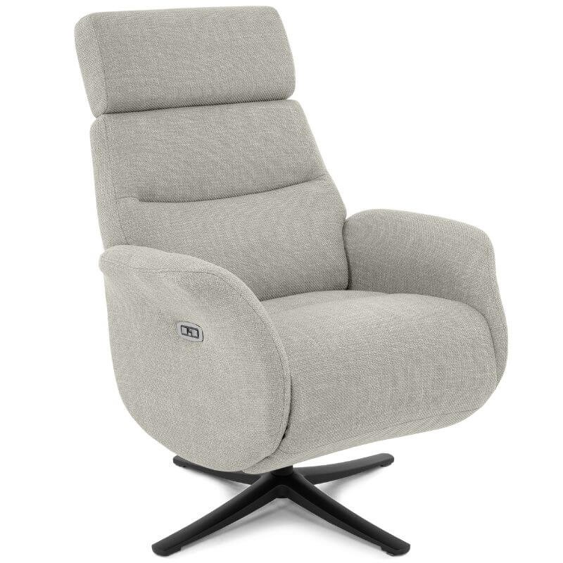 Sillón Relax Eléctrico Giratorio 360º Modena Beige