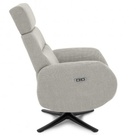 Sillón Relax Eléctrico Giratorio 360º Modena Beige