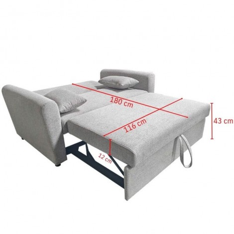 Sofá Cama Ciro Gris Mobelcenter