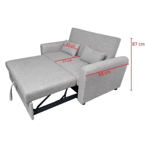 Sofá Cama Ciro Gris Mobelcenter