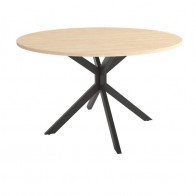 Mesa Redonda Comedor Fija Wako Madera 120 cm Mobelcenter