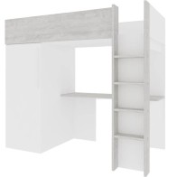 Cama Estudio Bono Con Armario Cascina y Blanco Mobelcenter