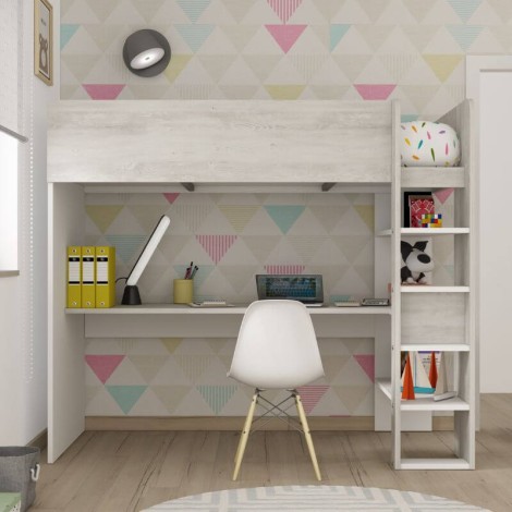 Cama Estudio Boa Cascina y Blanco Mobelcenter