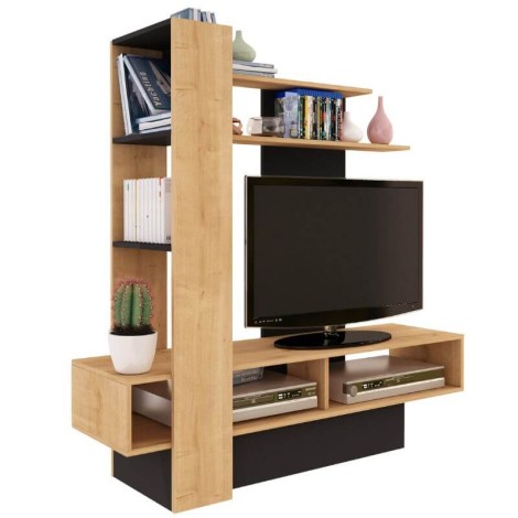 Mueble TV Sky Hamilton y Negro Mobelcenter