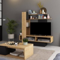 Mueble TV Sky Hamilton y Negro Mobelcenter