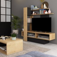 Mueble TV Sky Hamilton y Negro Mobelcenter