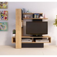 Mueble TV Sky Hamilton y Negro Mobelcenter