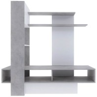 Mueble TV Sky Reversible Blanco y Beton Mobelcenter