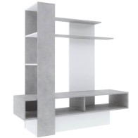 Mueble TV Sky Reversible Blanco y Beton Mobelcenter