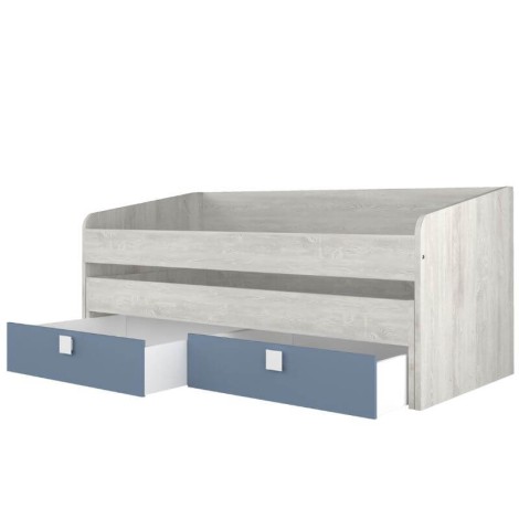 Cama Nido Doble Apolo Cascina y Azul Ahumado Mobelcenter