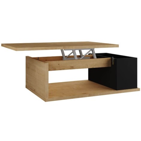 Mesa de Centro Elevable Ottawa Hamilton y Negro Mobelcenter