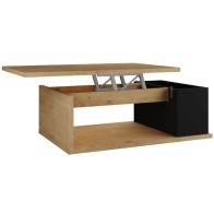 Mesa de Centro Elevable Ottawa Hamilton y Negro Mobelcenter