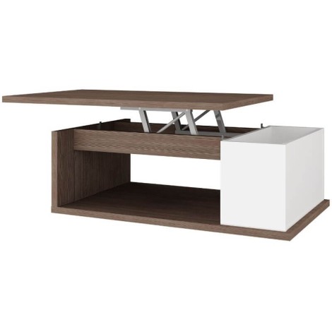 Mesa de Centro Elevable Ottawa Avala y Blanco Mobelcenter