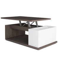 Mesa de Centro Elevable Ottawa Avala y Blanco Mobelcenter