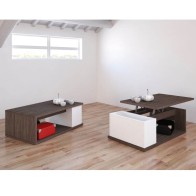 Mesa de Centro Elevable Ottawa Avala y Blanco Mobelcenter