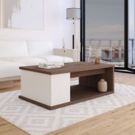 Mesa de Centro Elevable Ottawa Avala y Blanco Mobelcenter