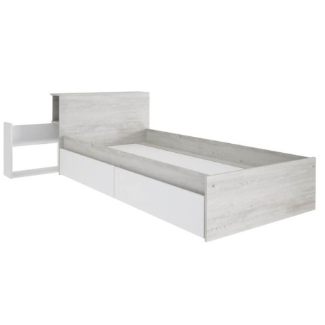 Cama con Cajones y Cabecero con Mesita Extraible Jazz 90x190cm Mobelcenter