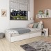 Cama con Cajones y Cabecero con Mesita Extraible Jazz 90x190cm Mobelcenter