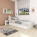 Cama con Cajones y Cabecero con Mesita Extraíble Reversible Jazz 90x200cm Mobelcenter