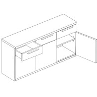Mueble Aparador Isola Mobelcenter